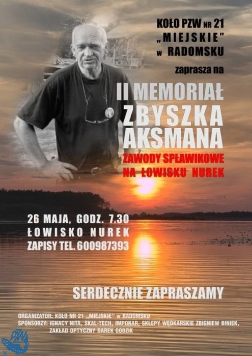 II Memoriał Zbyszka Aksmana. Zawody wędkarskie już 26 maja na zbiorniku Nurek koło Żytna