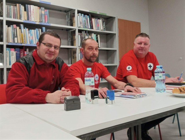 Zarząd WOPR Margonin. Od lewej: Michał Bączkowski, Jakub Żywiecki, Jacek Jabłoński.