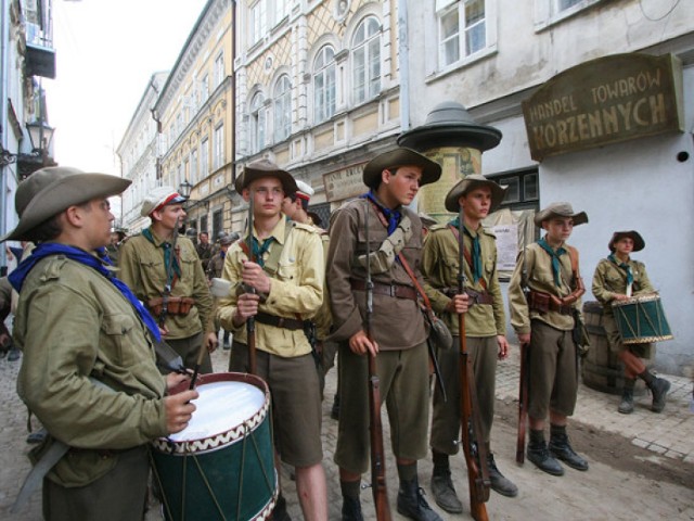 W Piotrkowie kręcono scenym.in.  do filmu "Bitwa Warszawska"