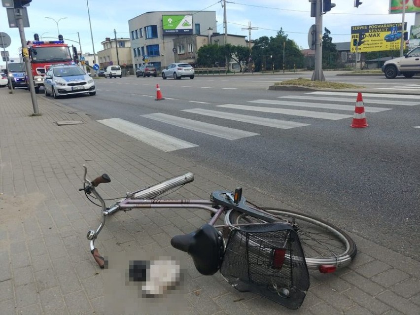 Dwa wypadki z udziałem rowerzystów w powiecie wejherowskim