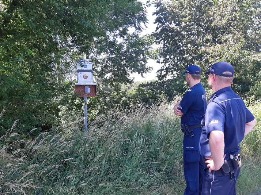 W trosce o bezpieczeństwo wypoczywających policjanci...