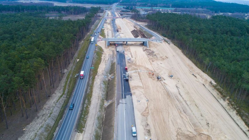 Tak wygląda budowa S5 Nowe Marzy - Dworzysko z drona. Zobacz zdjęcia