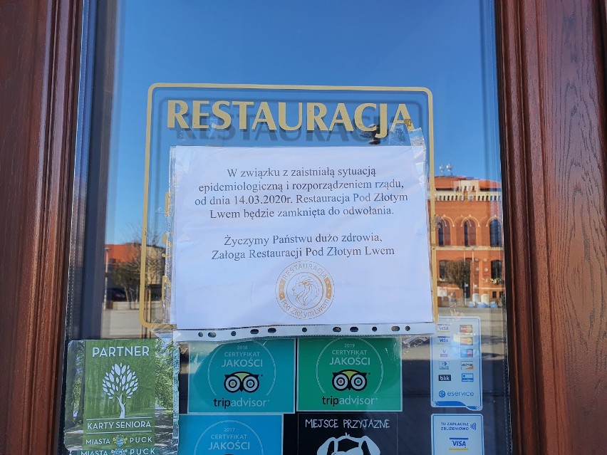 Restauracja Pod Złotym Lwem na Starym Rynku w Pucku