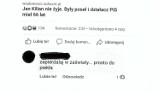 Skandaliczny wpis urzędnika z Kołobrzegu pod informacją o śmierci byłego posła PiS