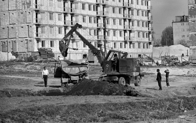Budowa osiedla Pułaskiego.
Około 1974