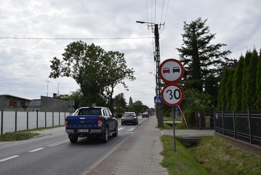 Utrudnienia w ruchu na ulicy Skłodowskiej w Skierniewicach