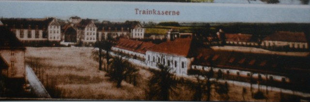 Koszary wojskowe w dzielnicy Piaski, rok 1914