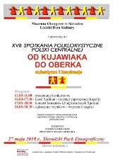 Folklorystyczny przegląd „Od Kujawiaka do Oberka – autentyzm i inspiracje” w Sieradzu w niedzielę 27 maja