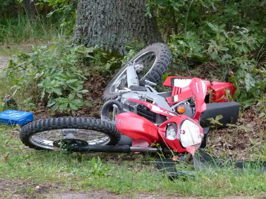 Wypadek w Piaskach. W szpitalu jest motocyklistka