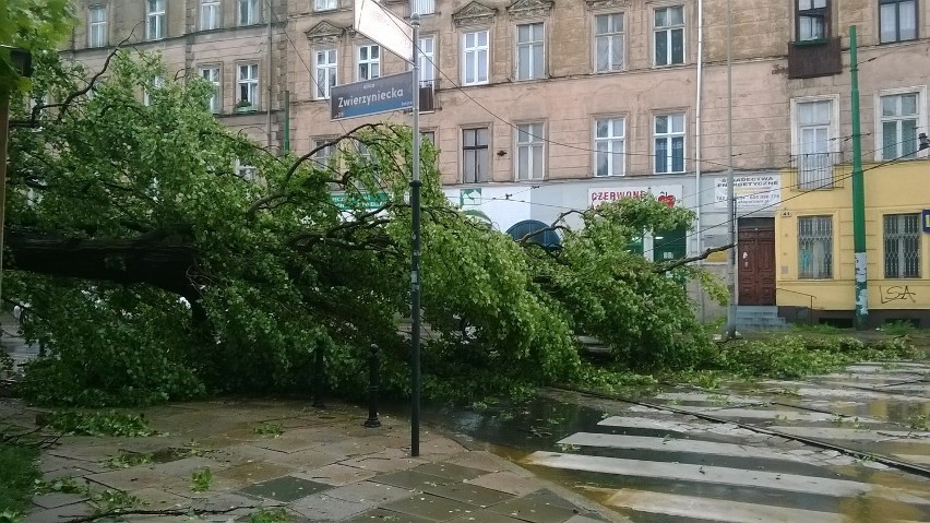 Burza i obfite opady w Poznaniu