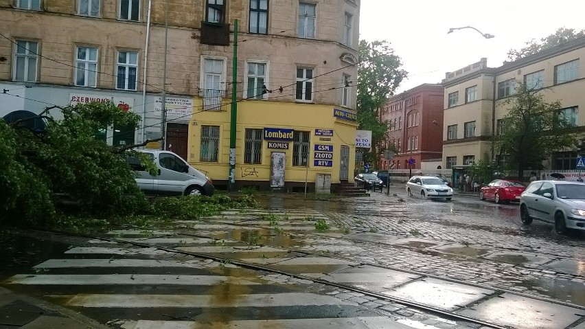 Burza i obfite opady w Poznaniu