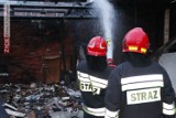 Pożar szkolnej wiaty w Krotoszynie