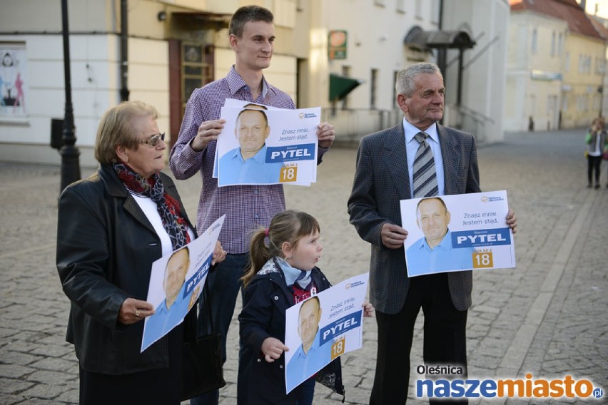 Kampania Platformy Obywatelskiej w Oleśnicy
