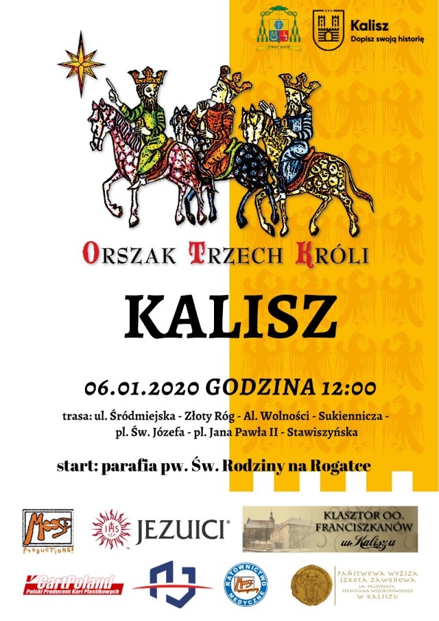 Orszak trzech króli przejdzie ulicami Kalisza