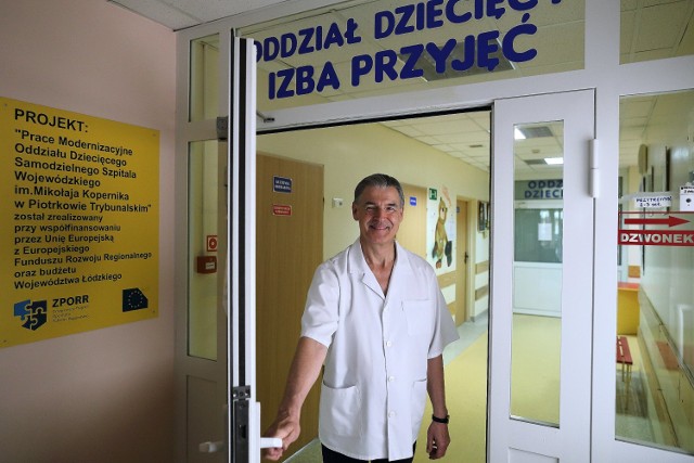 Lekarz Jarosław Cielecki, nowy ordynator oddziału dziecięcego w Piotrkowie. Pediatria wraca do Piotrkowa od 1 maja