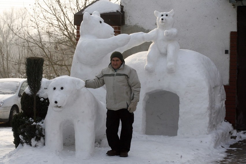 Śnieżna zima w Legnicy, tak było w styczniu 2010 roku