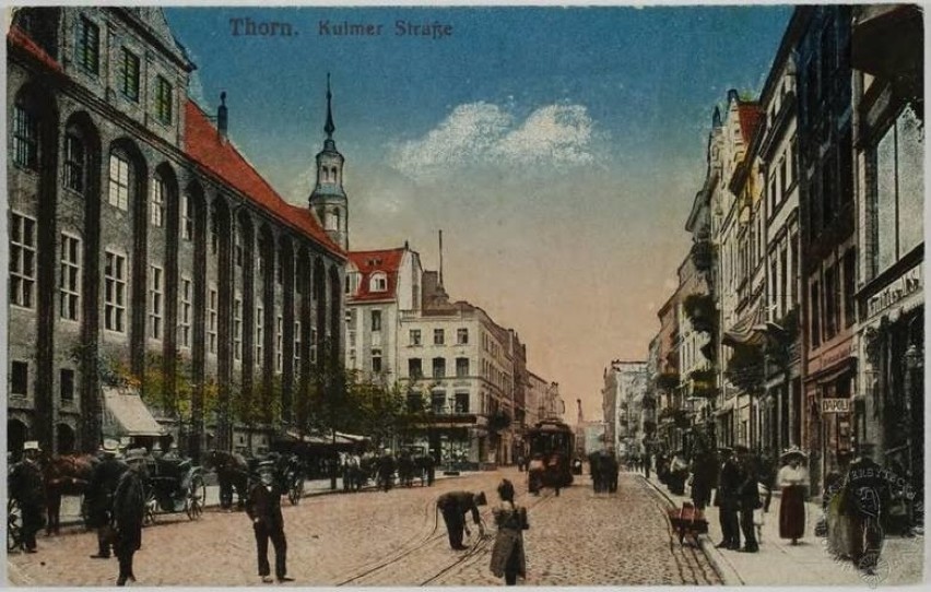 A to historia! Pierwszy tramwaj z centrum na Chełmińskie Przedmieście wyruszył w 1907 roku. Zobacz zdjęcia!