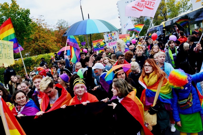 Marsz Równości odbył się po raz pierwszy w Zielonej Górze w...