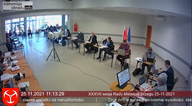 Sesja Rady Miejskiej w Brzegu.