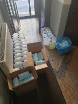 Powiat opolski przekazał kolejne wsparcie - maseczki, kombinezony, płyny do dezynfekcji