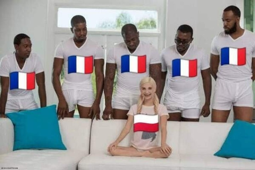 Najlepsze memy po meczu Polska - Francja...