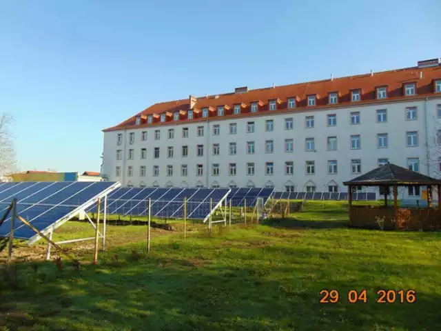 Szpital w Głubczycach przy ul. Marii Skłodowskiej-Curie 26.