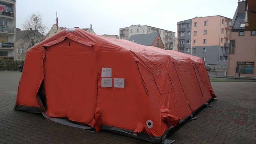Nowy namiot ratowniczy dla chodzieskiej straży pożarnej