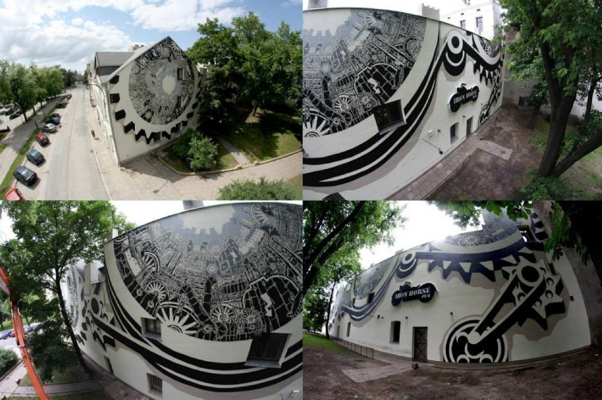 Przy ul. Tuwima 16 można już oglądać nowy mural Fundacji Urban Forms