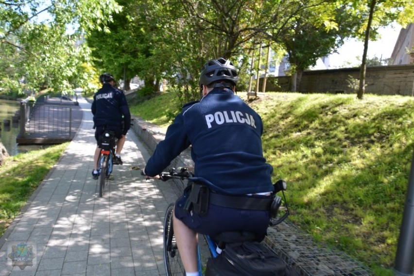 Drużyna rowerowa przy Komendzie Wojewódzkiej Policji w Opolu...