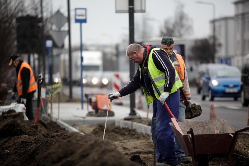 W Bydgoszczy trwają prace nad nowym przystankiem.