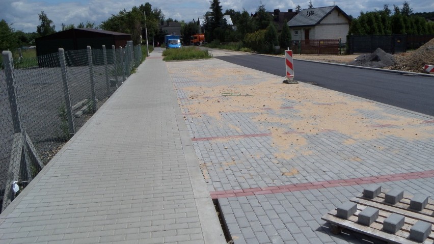 Na ulicy Ogrodowej w Myszkowie położono asfalt w łączniku z ul. Sucharskiego ZDJĘCIA