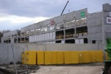 Tak powstaje stadion GKS Katowice - zobaczcie najnowsze zdjęcia z placu budowy! Stadion i hala są wyraźnie widoczne