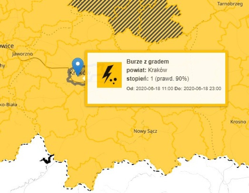 18 czerwca nad Polską przejdą silne burze - ostrzega IMGW i...