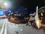 Kamionna. Wpadek na drodze krajowej nr 24 w Kamionnie. Nad ranem zderzyły się dwa samochody