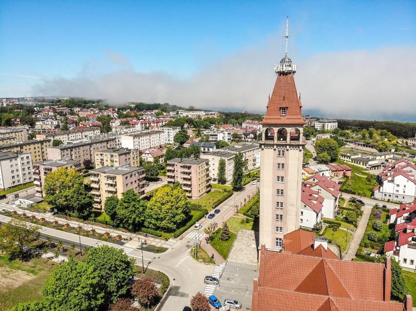 Foto Powiat Pucki: Władysławowo okiem drona. Zobaczcie serce...