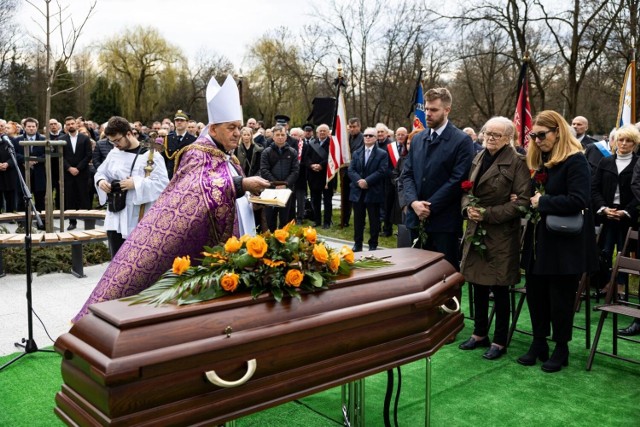 Pogrzeb Ryszarda Niemca na cmentarzu Rakowickim w Krakowie 23 marca 2023 roku