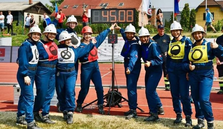 Młode "strażaczki" z OSP w Lądku wśród najlepszych z całej Europy