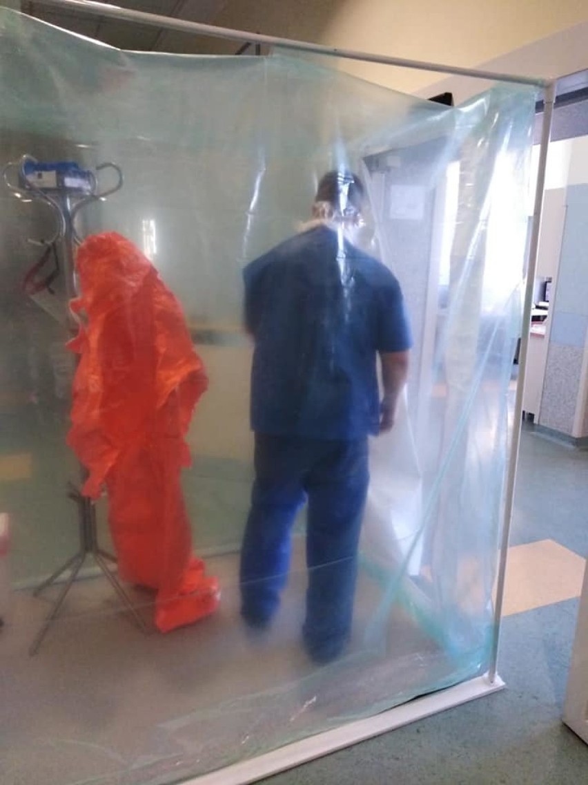 Śluzy i maty do dezynfekcji w wałbrzyskim szpitalu