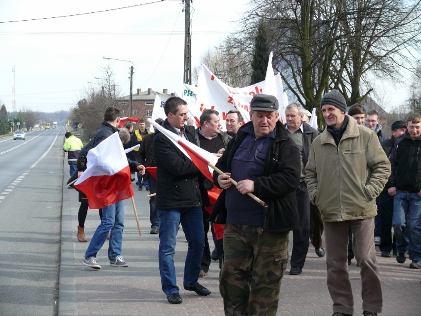 Protest rolników w Ruścu