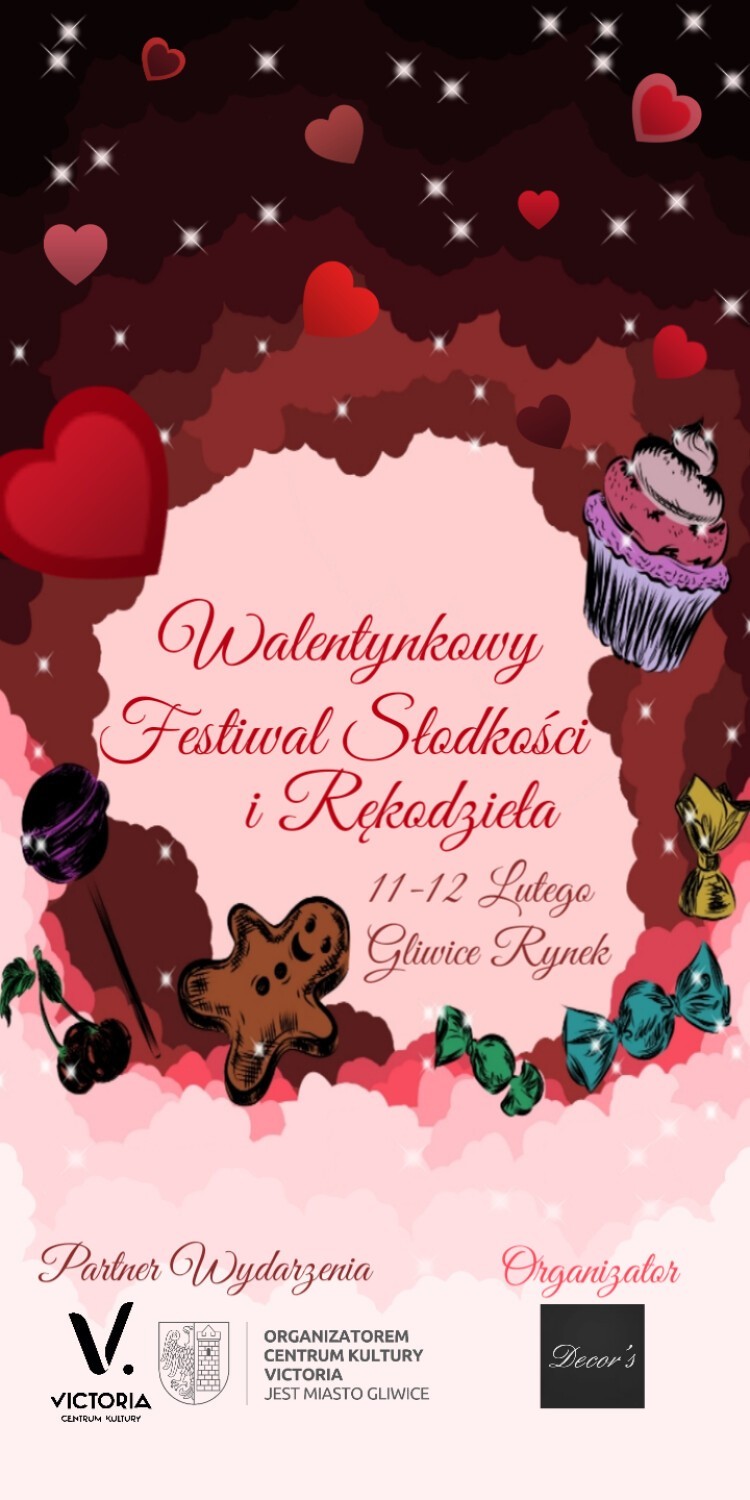 Walentynkowy Festiwal Słodkości i Rękodzieła w lutym w...