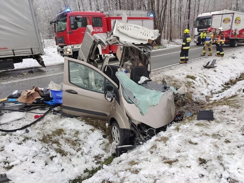 W wypadku w Brniu poważnych obrażeń doznał 40-letni...