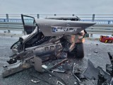 Dwa samochody osobowe zderzyły się pod Toruniem. Trzy osoby poszkodowane