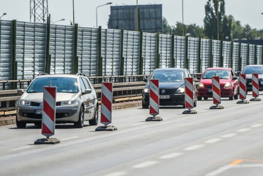 Most Lecha: Rozpoczął się remont. W weekend bez korków. Jak będzie w poniedziałek? [ZDJĘCIA]