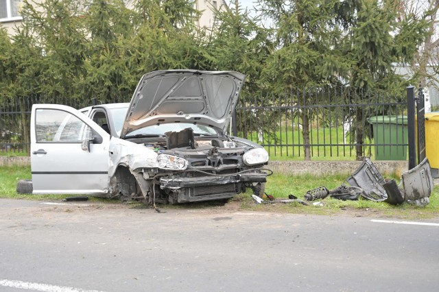 Wypadek w Mokrem w powiecie grudziądzkim