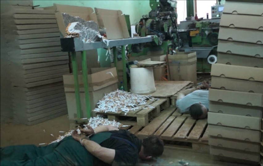Nielegalna fabryka papierosów pod Włocławkiem zlikwidowana [zdjęcia, wideo]