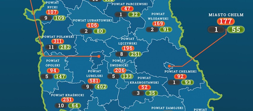 Aktualna sytuacja epidemiologiczna w naszym regionie - dane...