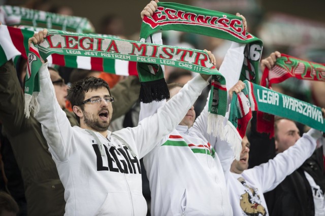 Kibice na meczu Legia Warszaw - Pogoń Szczecin [ZDJĘCIA]