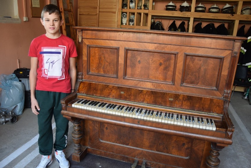 Filip Baziuk - najmłodszy organista w Goworowicach
