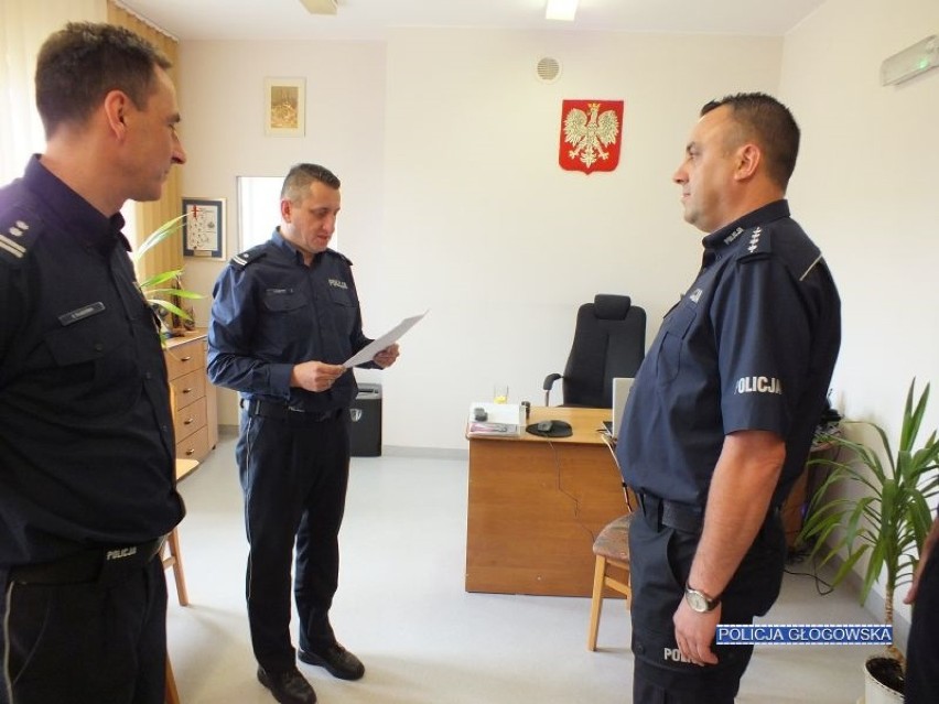 Nowy zastępca naczelnika wydziału kryminalnego w głogowskiej polciji