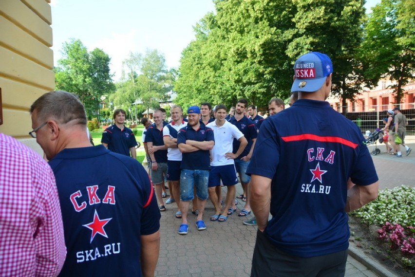 Zawodnicy KHL SKA Sankt Petersburg trenują w Krynicy [ZDJĘCIA]